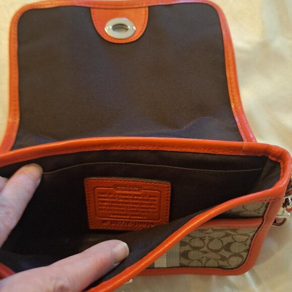 Coach Legacy Signature Stripe Penny Crossbody Bag - Picture 4 of 4